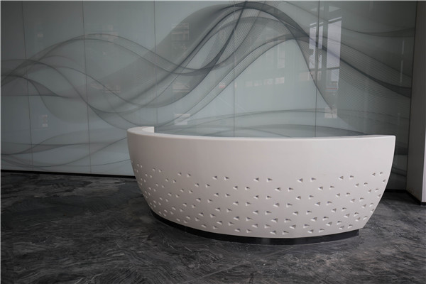 金沙城展示中心GRG圓柱、吧臺